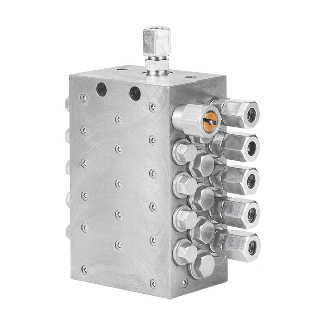 Visokotlačni industrijski precizni distribucijski sustav za kontrolu protoka podmazivanja